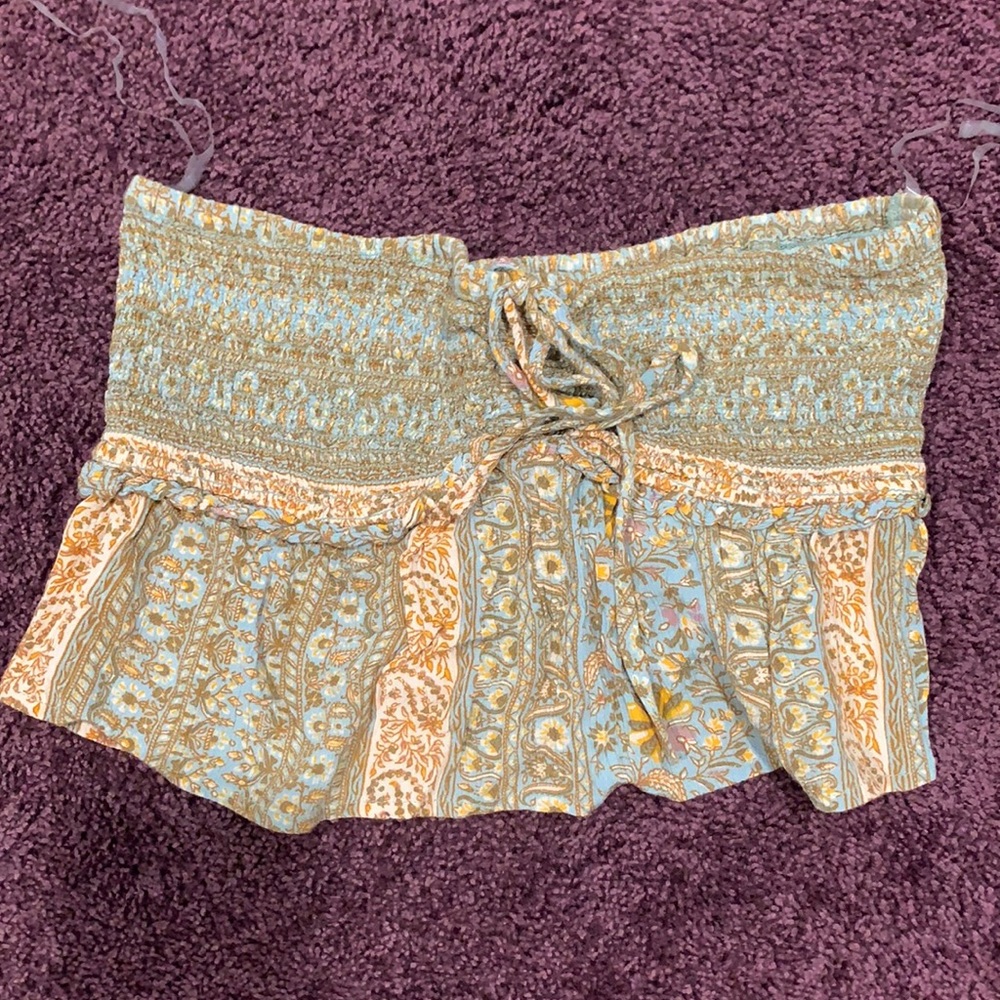 Strapless tank top